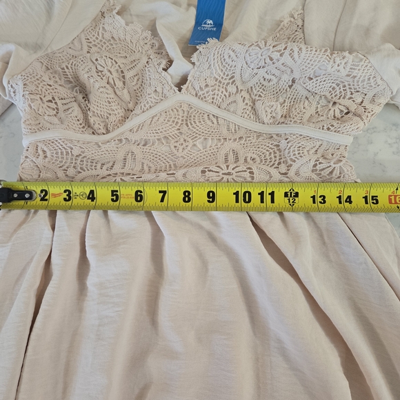 Cupshe Cream Lace Maxi Dress - Picture 11 of 16